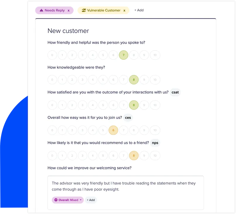 Vulnerable Customer Monitoring