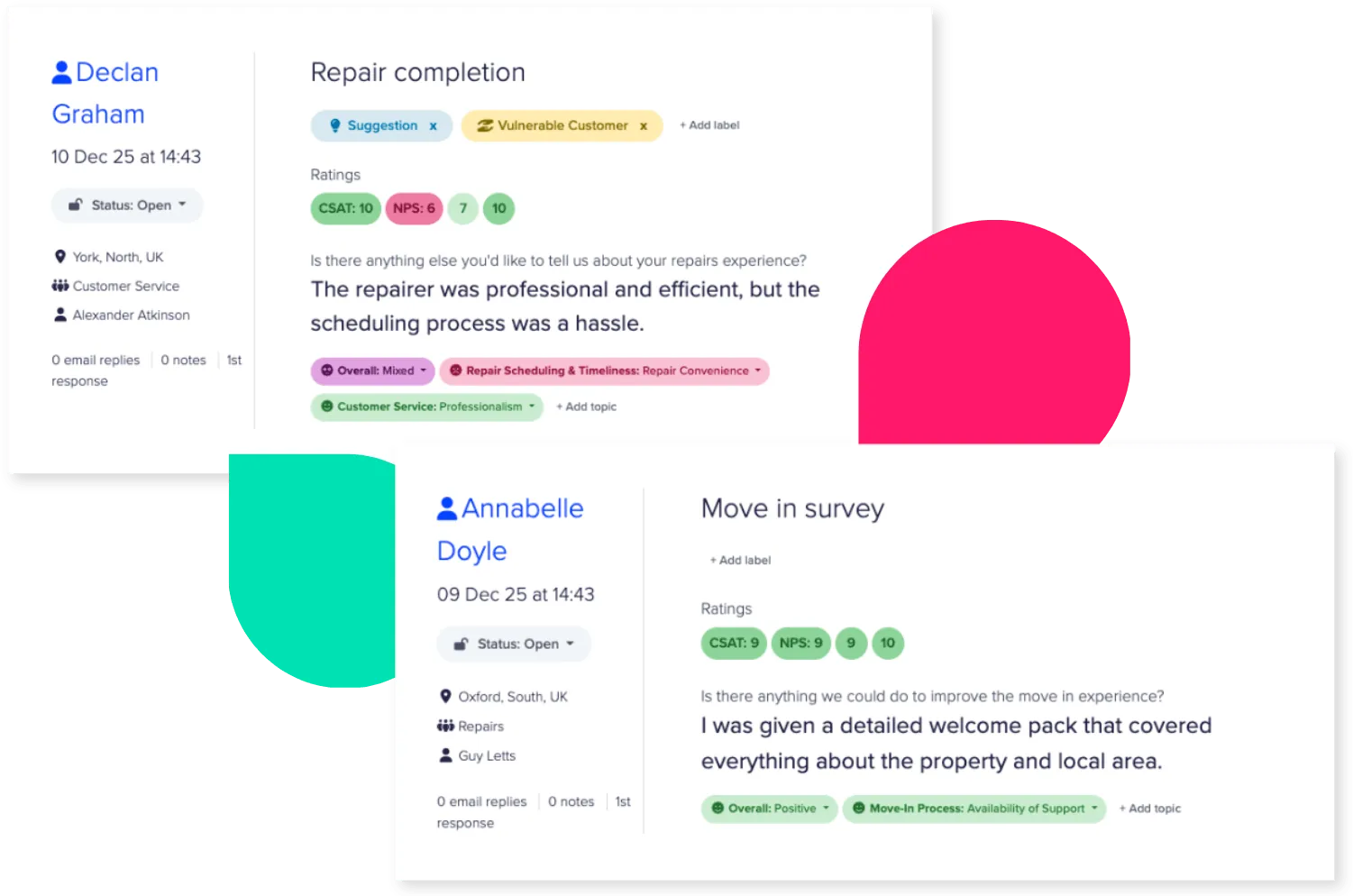 Tenant Feedback & Engagement