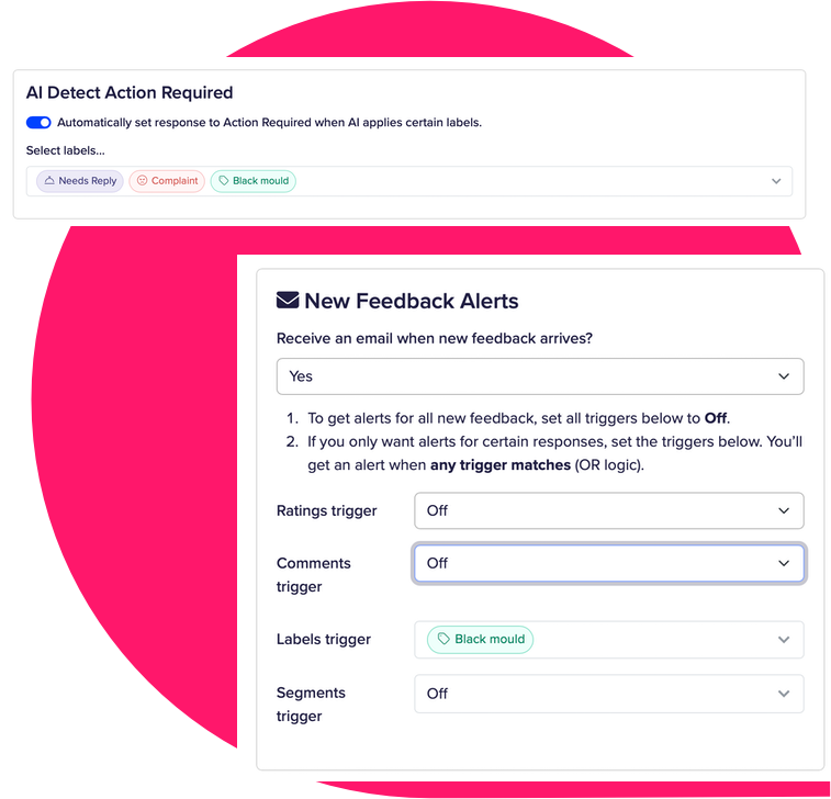 Smart routing inside CustomerSure